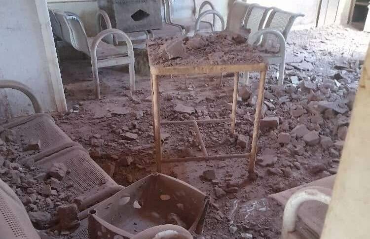 A waiting room at the Omdurman Maternity Hospital damaged following RSF shelling on August 9, 2024
