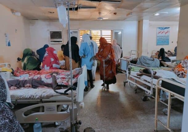Patients treated in the MSF supported Al Nau hospital in Omdurman, Khartoum state. (file photo)