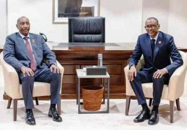 Head of Sudan's Sovereign Council meets Rwandan leader in Kigali on August 12, 2024