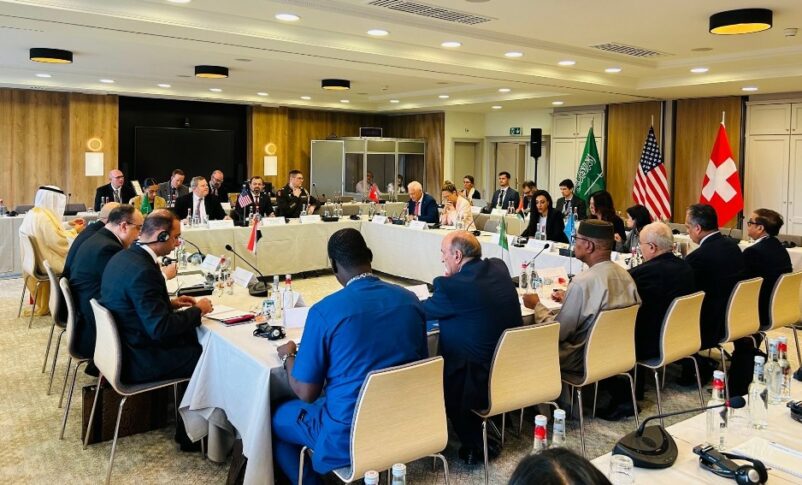 International facilitators and observers for humanitarian talks meet in Geneva on August 14, 2024