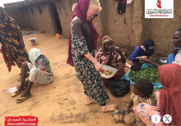 Women in Zamzam camp are resorting to preparing leaves for sustenance due to the severe food insecurity and lack of access to essential supplies