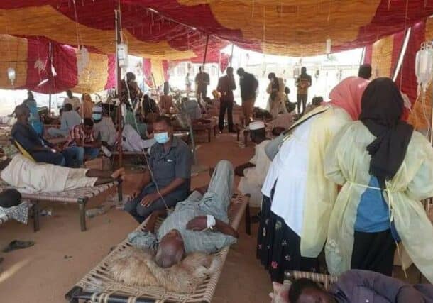 Cholera patients in Al Dabbah of Northern state on September 23, 2024