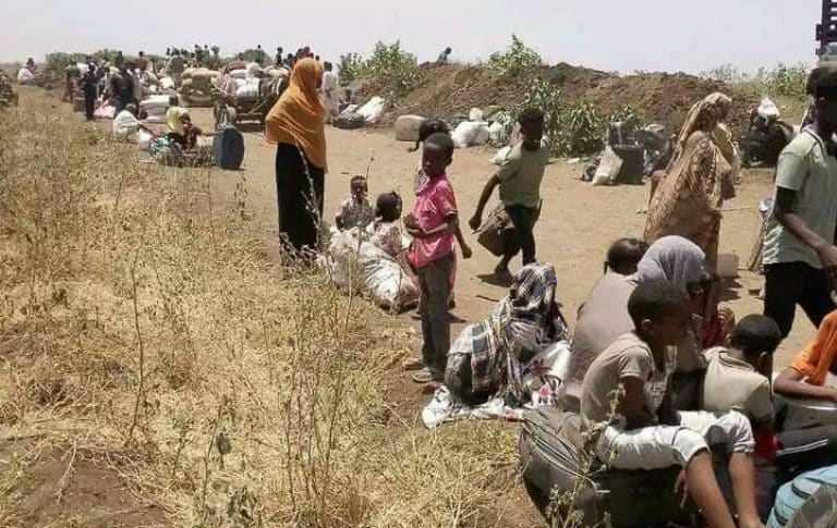 Civilians flee their villages in southern Al-Jazirah state following RSF attacks on May 25, 2024