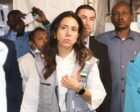 Lana Nusseibeh, UAE Assistant Minister of Foreign Affairs for Political Affairs, inspectes a UAE-funded field hospital in Abéché for Sudanese refugees on Friday September 13, 2024