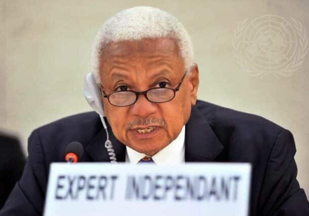 Mohamed Chande Othman head of the Independent International Fact Finding for Sudan