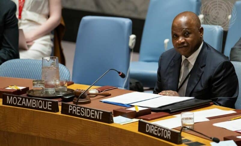 Pedro Comissário Afonso, Permanent Representative of the Republic of Mozambique to the United Nations and President of the Security Council for the month of May May 31, 2024-