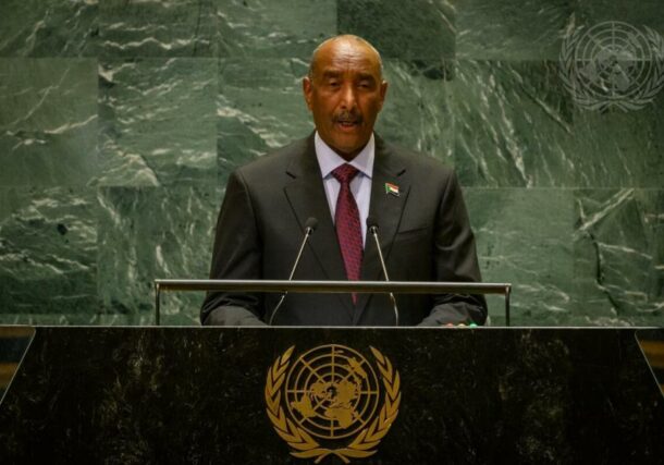 President of Transitional Sovereign Council of Sudan Addresses 79th Session of General Assembly Debate on September 26, 2024 (UN Photo)
