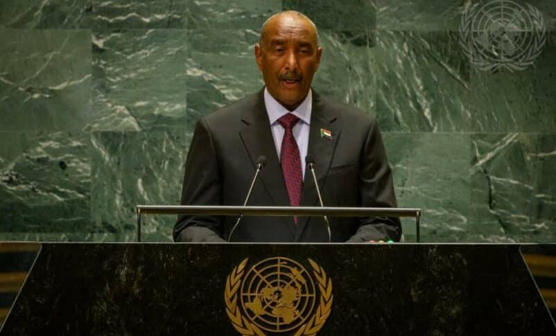President of Transitional Sovereign Council of Sudan Addresses 79th Session of General Assembly Debate on September 26, 2024 (UN Photo)