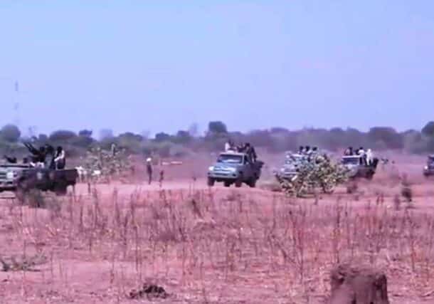 RSF fighters in a border area with South Sudan AFP file