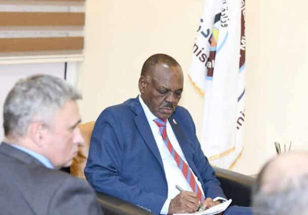 Sudan's Minister of Minerals, Mohamed Bashir Abunommo received Viktor Chimodanov, Chairman of the Russian-Sudanese Business Council on September 17, 2024