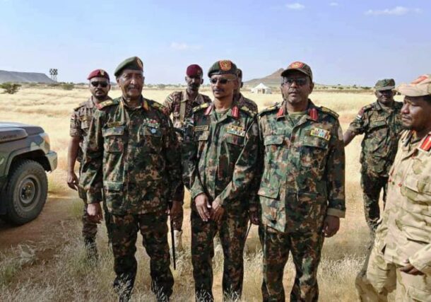 Al-Burhan ispecting troops in Khartoum State for the fifth day after his return from New York on October 2, 2024