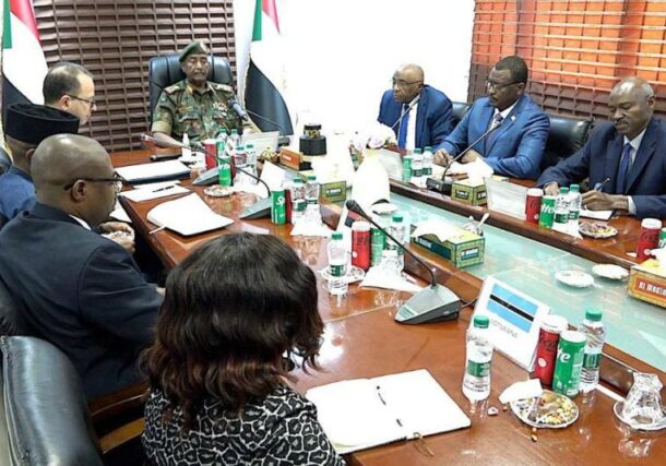 Al-Burhan meets AUPSC delegation on October 3, 2024