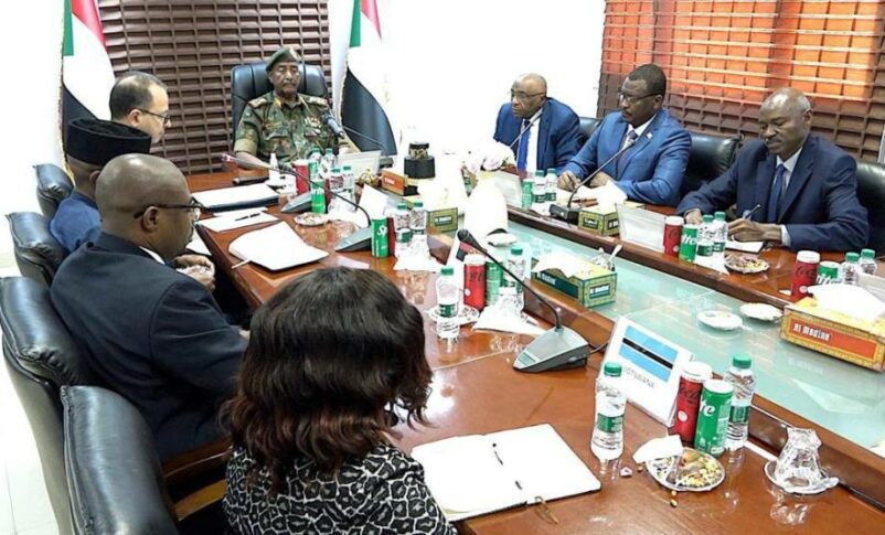 Al-Burhan meets AUPSC delegation on October 3, 2024