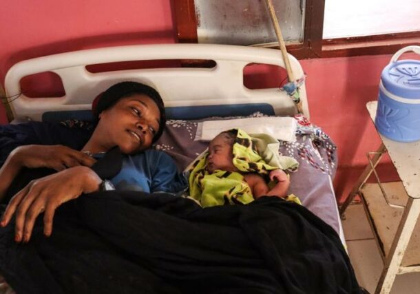 Anhar, 29, received the care she needed after a caesarean section at Nyala University Hospital. (MSF photo)