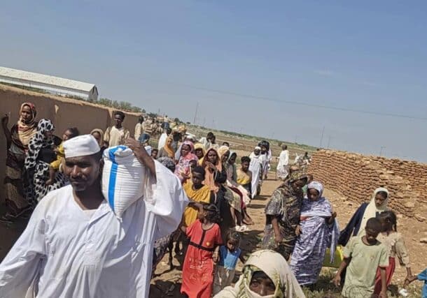 Civilians flee Tambul and surrounding areas as the RSF conducted retaliatory attacks on Oct 23, 2024