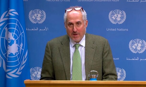 Stéphane Dujarric UN spokesperson