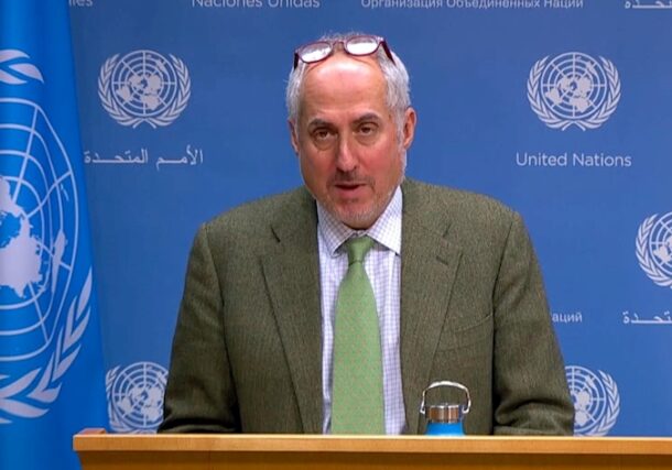 Stéphane Dujarric UN spokesperson
