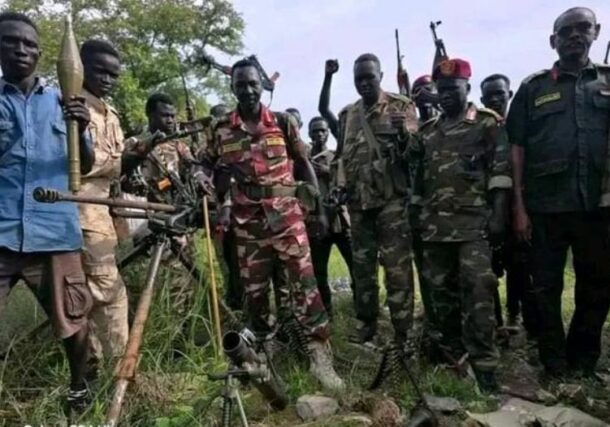 Sudanese army troops from the Blue Nile areas