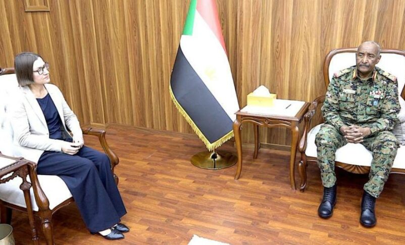Al Burhan receives President of the International Committee of the Red Cross, Mirjana Spoljaric on November 6, 2024