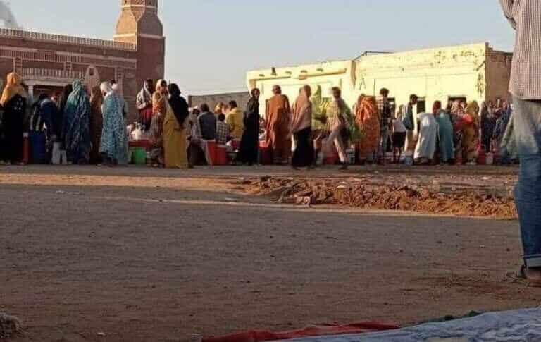 Al-Hilaliya residents crammed into a mosque, with dwindling food supplies.