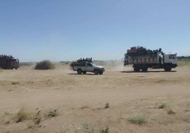 Fleeing RSF artillery fire, civilians abandon Abushok camp near El Fasher and head towards Jebel Marra on Nov 24, 2024