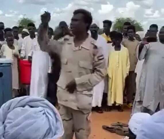 RSF officer makes direct appeal to civilians in Nyala to join paramilitary group