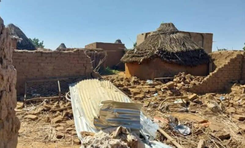 Zamzam camp bears the scars of relentless RSF shelling, leaving behind a landscape of desolation and destruction.
