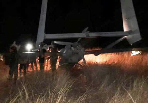 Danger Propellers drone seized by the Joint Force near Nyala on November 30, 2024