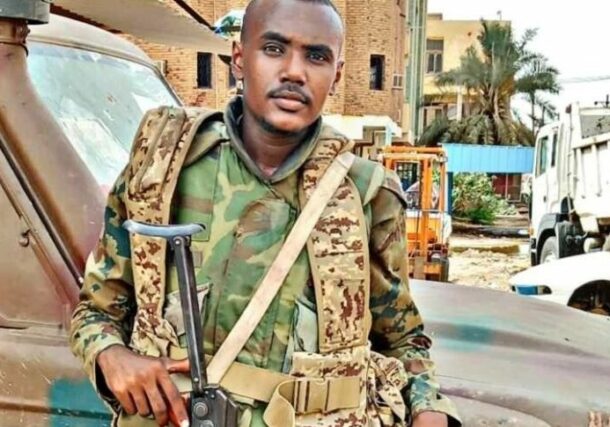 A Sudanese army soldier stands in Khartoum North's industrial zone after it was retaken from RSF on Dec. 23, 2024.
