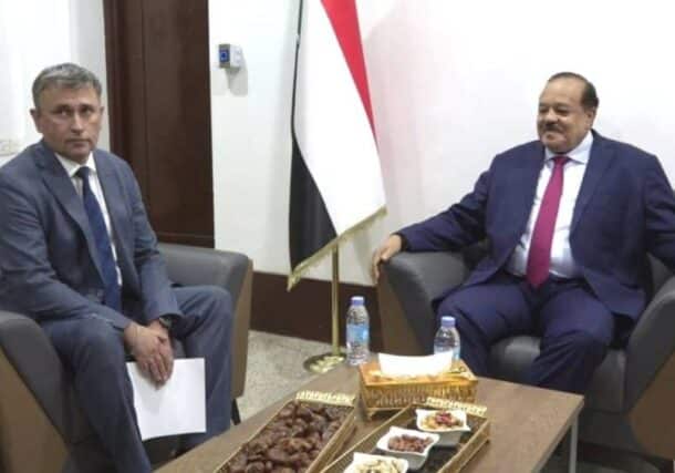 Sudan's FM Ali Youssif meets Rusian ambassador Andrey Chernovol on Dec 11, 2024
