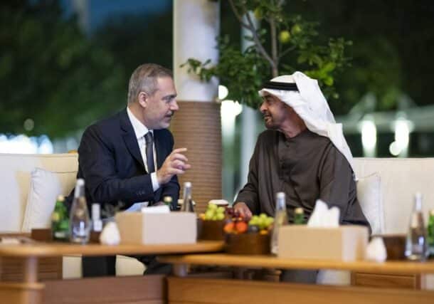 UAE President Mohamed bin Zayed discusses with Turkish FM Hakan Fidanon Dec 25, 2024