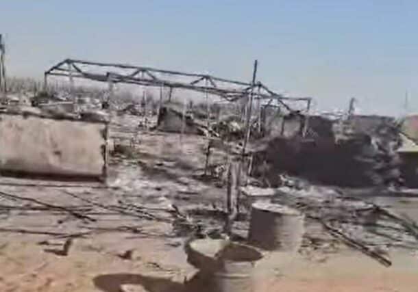 Zurg market totally burned by the Joint Force on December 21, 2024