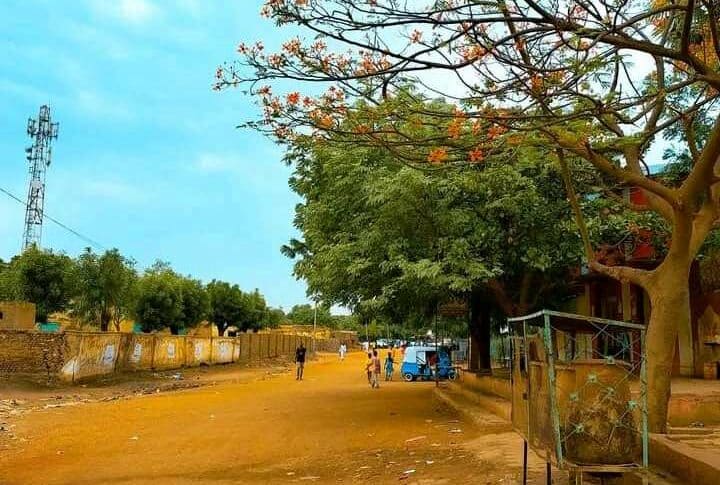 A street in Mayirno town of Sennar state on Nov 18, 2024