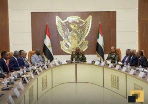 Burhan, Soverign Council leader chairs a Council of Minister meeting on Jan 22, 2025