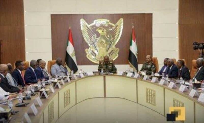 Burhan, Soverign Council leader chairs a Council of Minister meeting on Jan 22, 2025