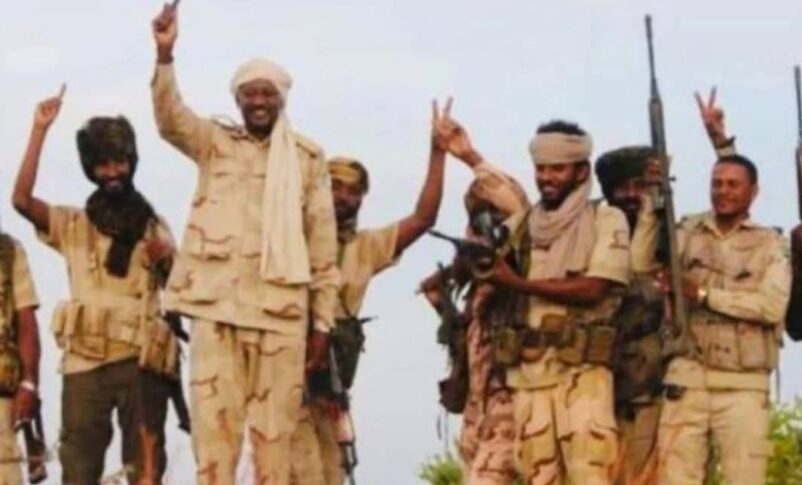 RSF sceond commander Abdel Rahim Daglo release in the RSF platforms on Jan 18, 2025