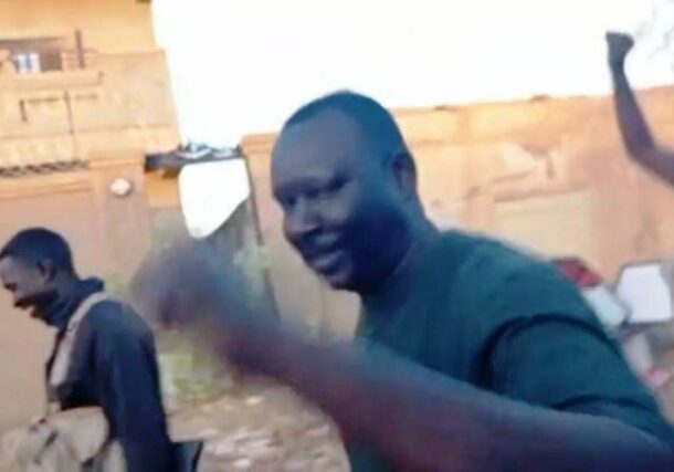 Sudanese army soldiers and allied forces take control of Block 9 in Al-Fitaihab, Omdurman, Jan. 7, 2025.