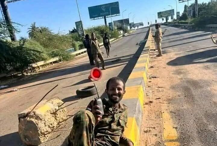 Sudanese soldiers at Almak Nimir bridge in Khartoum Bahri, January 29, 2025-1