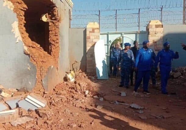 A house damaged by the RSF shelling in Karari on December 10, 2024