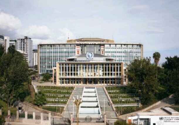 Africa Hall, headquarters of the United Nations Economic Commission for Africa (UNECA) in Addis Ababa