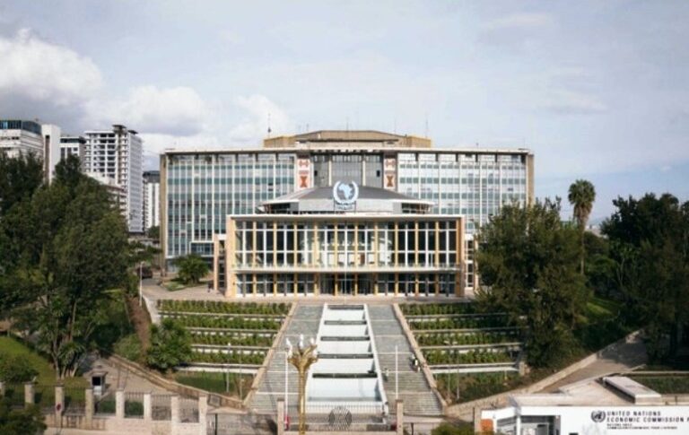 Africa Hall, headquarters of the United Nations Economic Commission for Africa (UNECA) in Addis Ababa