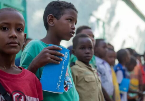 Children in Sudan are victims of the two year war.