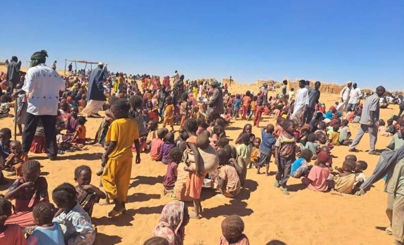 Civilians flee as RSF renews attacks on Zamzam camp for second day, on Feb. 12, 2025-1