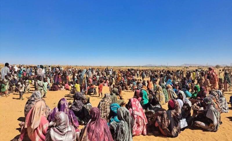Civilians flee as RSF renews attacks on Zamzam camp for second day, on Feb. 12, 2025