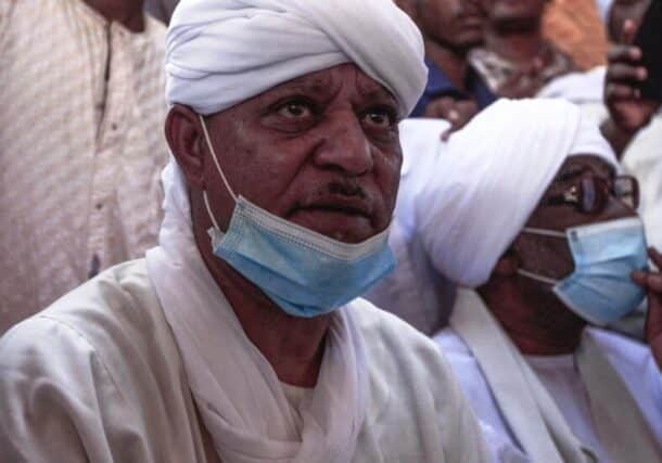 Former leader of the Janjaweed militiamen, Musa Hilal, was released from prison on March 11, 2021. AFP photo