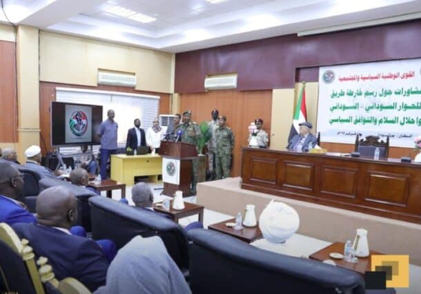 In a speech to poltical leaders supporting the army war against the RSF, al Burhan detailed his plan for the post confluct period on Feb 8, 2025