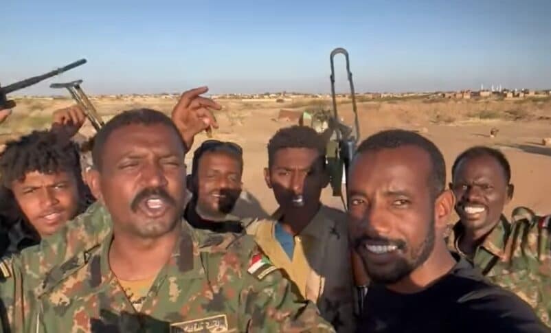 Keikel after arrival of his troops to Al-Aylafun, east of the capital Khartoum on Feb 3n 2025
