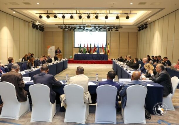 A high-level meeting in Addis Ababa, IGAD brought together Special Envoys & key stakeholders to align efforts to end Sudanese crisis on March 19, 2025
