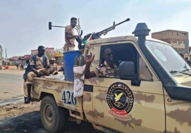 Central Reserve forces in Suba of southern Khartoum on March 1, 2025