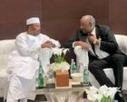 Chad's President Mahamat Deby met with Sudan's Sovereign Council leader Abdel Fattah al-Burhan on the sidelines of the UN's conference on the Least Developed Countries, March 5, 2023.